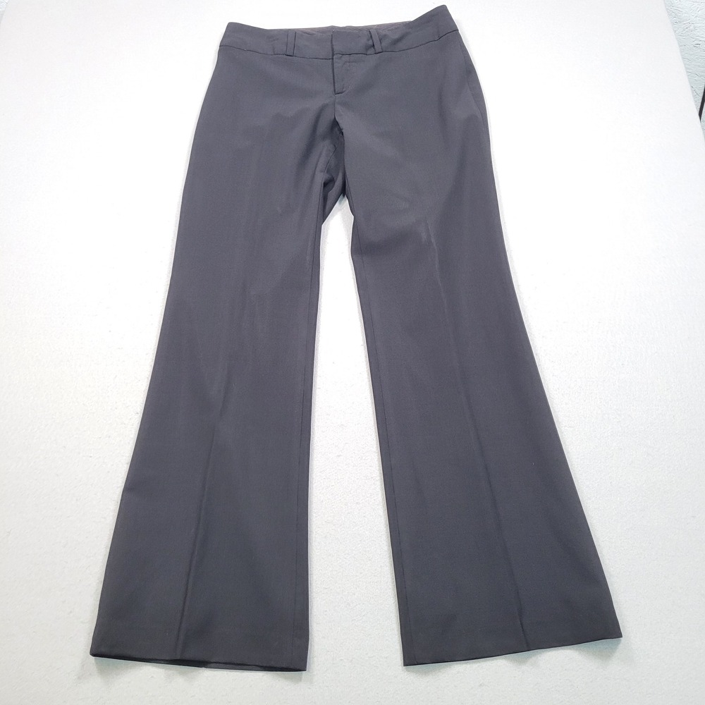 Banana Republic Jackson Fit Dress Pants Womens 8 Black Stretch Trousers